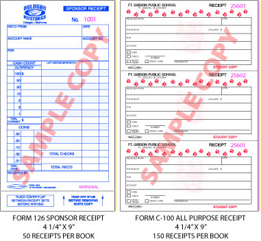 school a tronic custom receipts